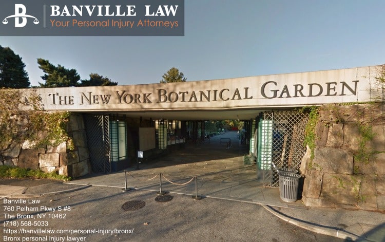 Bronx personal injury lawyer near botanical gardens
