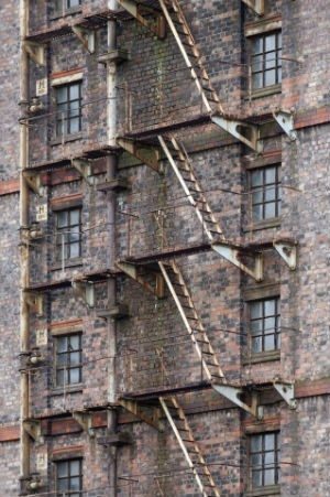 Fire Escape On New York Building