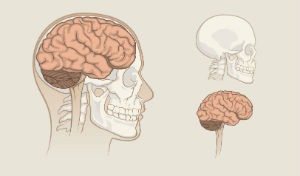 Graphic of brain injury