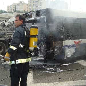 a bus that has crashed