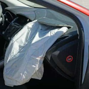 airbag that came out during a crash