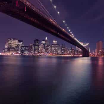 brooklyn bridge over new york city