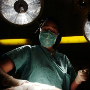 surgeon during operation
