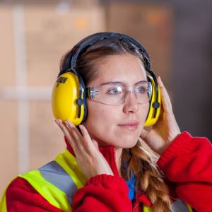 warehouse worker protective hearing